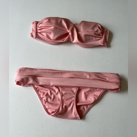 Victoria's Secret two-piece bikini set, salmon-colored, small - Picture 2 of 9